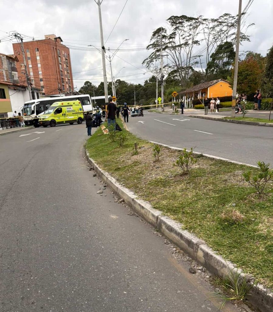 Un motociclista fallecio en siniestro vial en San Antonio de Pereira