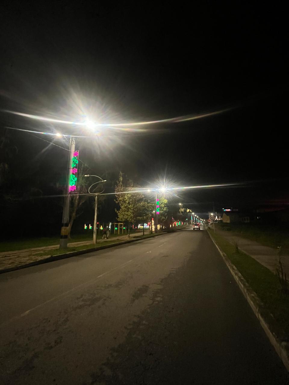 Circunvalar de El Carmen de Viboral ya cuenta con nuevas luminarias