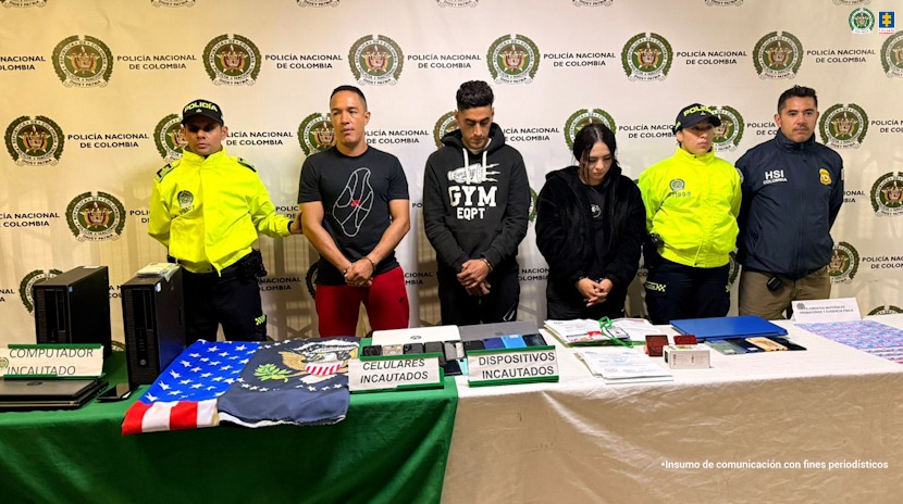Ofensiva norteamericana contra red internacional de fraude de visas dejó tres estadounidenses capturados en Medellín