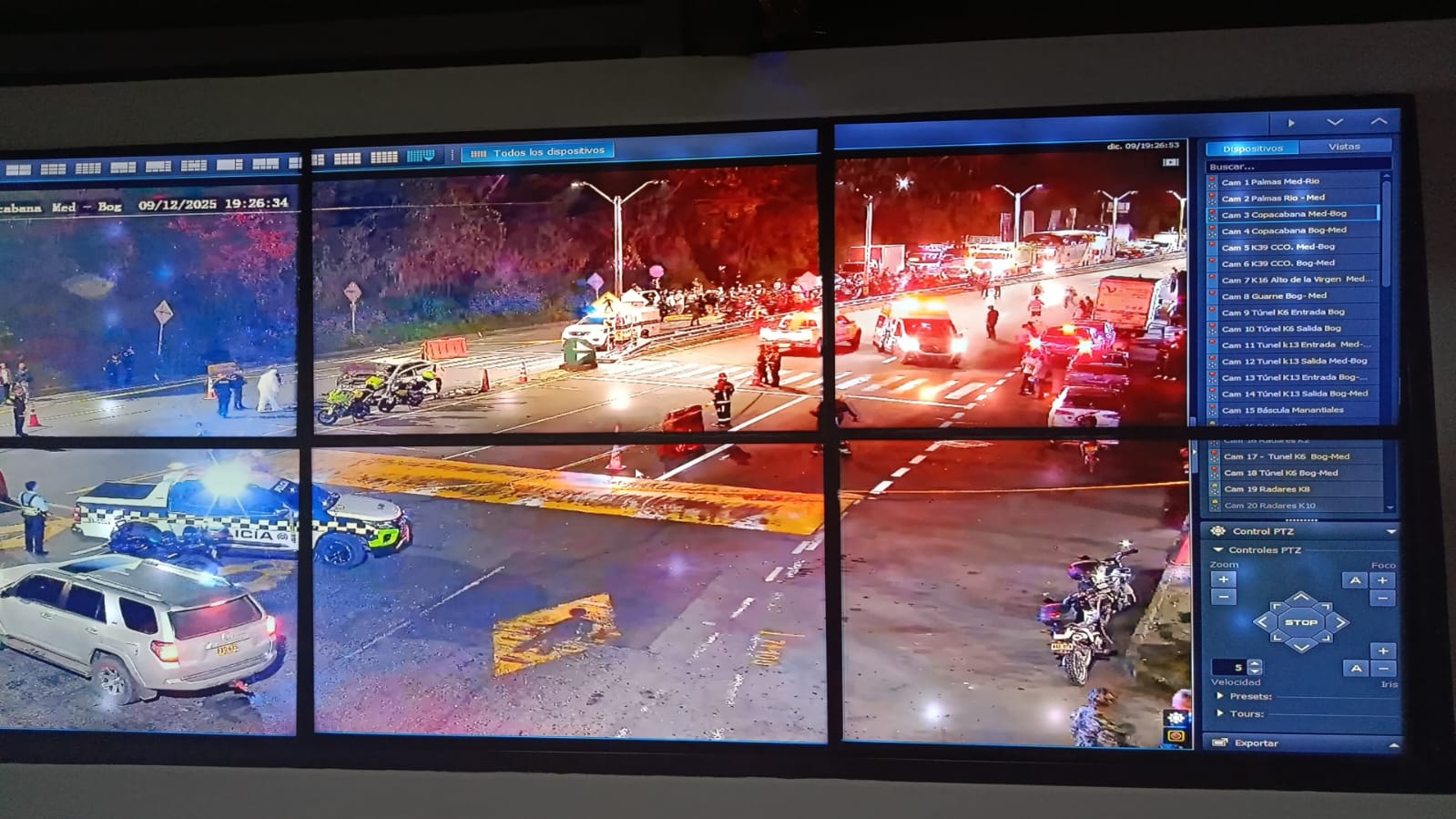 Explosión en la Autopista, en Copacabana, también dejó dos policías heridos. Refuerza seguridad en varios peajes