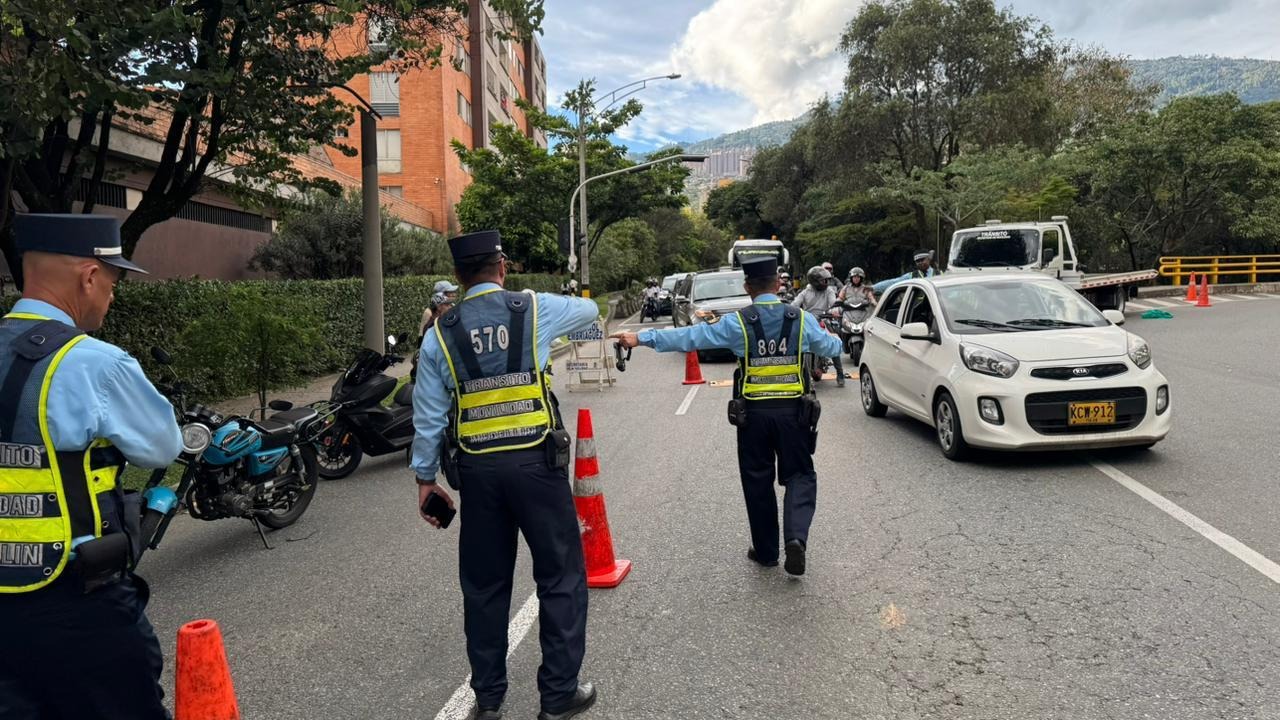 Seis agentes de tránsito han sido agredidos en Medellín en menos de 15 días, los responsables fueron capturados