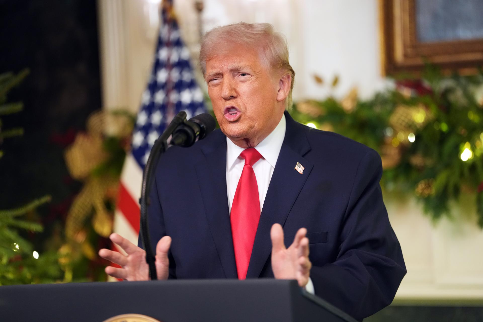 Presidente Trump vuelve a la carga contra Maduro y dice que no descarta una guerra con Venezuela