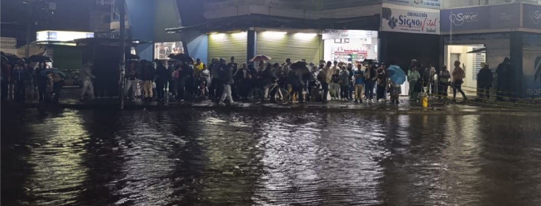 Alcaldía de Rionegro reporta múltiples inundaciones tras fuertes lluvias
