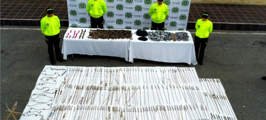 Policía desmanteló establecimiento en La Ceja dedicado a la producción y venta de pólvora