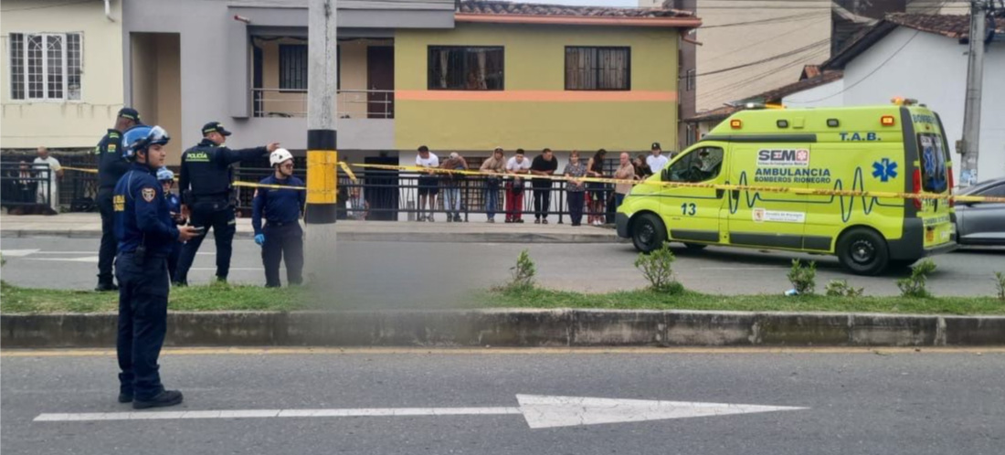 Un motociclista falleció en siniestro vial en San Antonio de Pereira