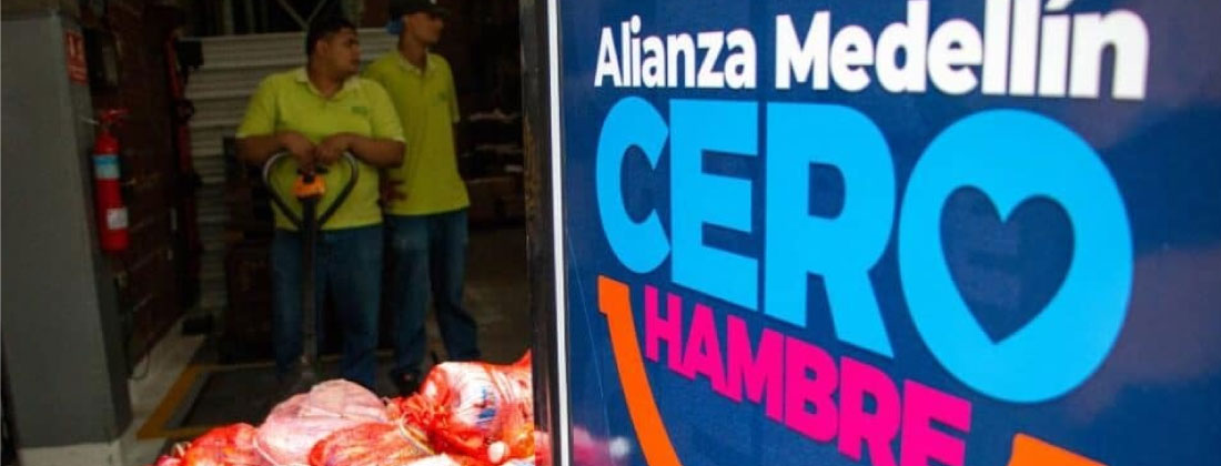 ¡Súmese! Grupo Nutresa y Super Mú se unieron a Medellín Cero Hambre para que 1 000 familias reciban un mercado en Navidad