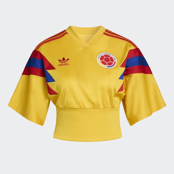 Camiseta Colombia Reconstructed Bringback Amarillo KE2294 db01 laydown.jpg 1