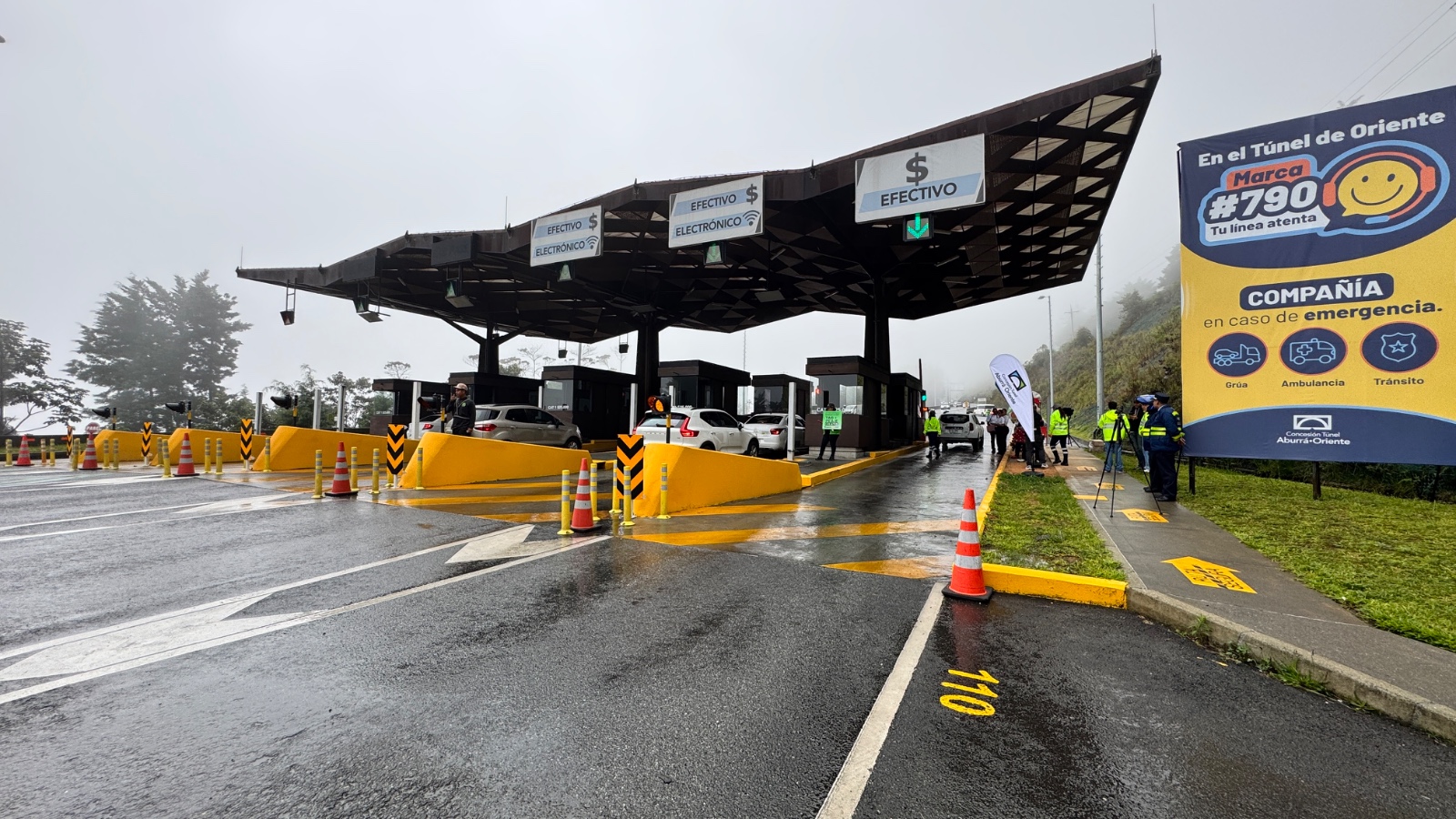 Así quedaron las tarifas de los peajes del Túnel de Oriente, Palmas, Santa Elena y Pajarito