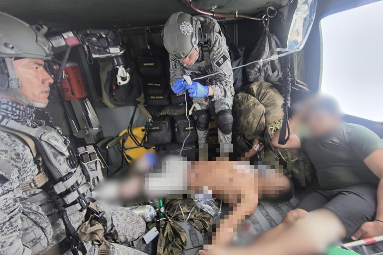 Tres soldados heridos por explosivos fueron evacuados desde Anorí por el CACOM 5