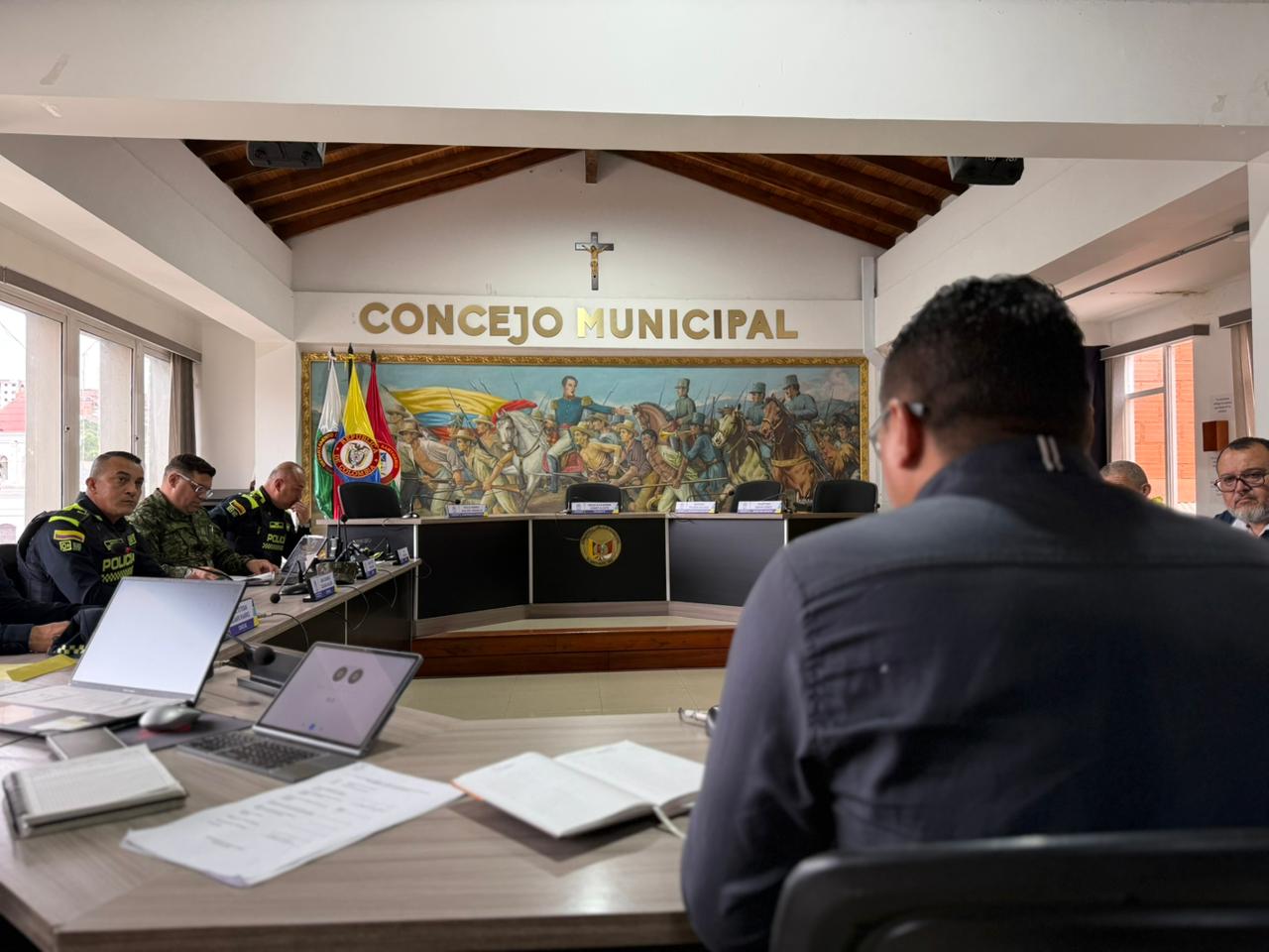 Primer consejo de seguridad de este año en El Santuario confirma reducción en varios delitos de alto impacto