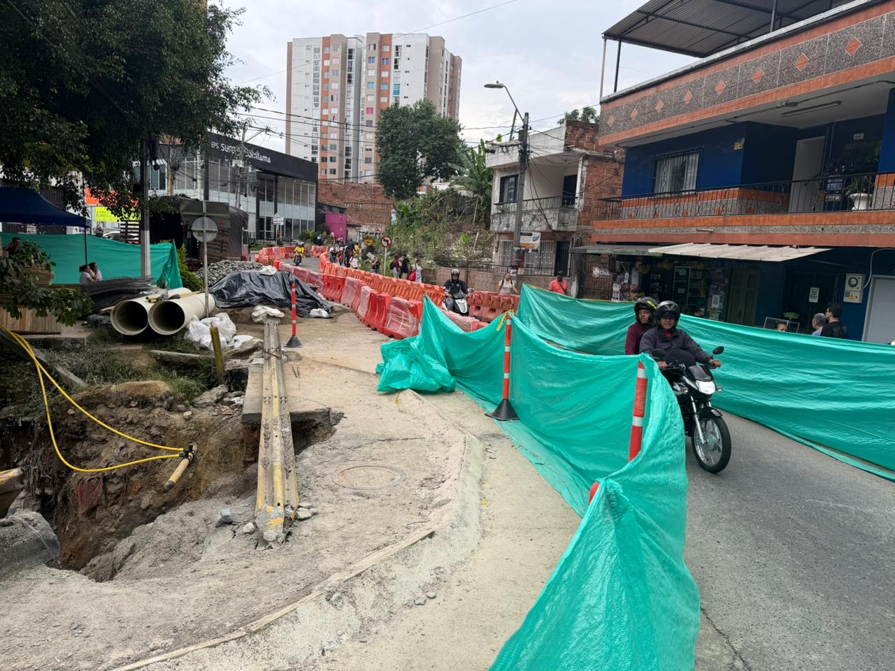 Habilitaron este sábado el paso vehicular en el puente La Limona, entre Itagüí y Medellín