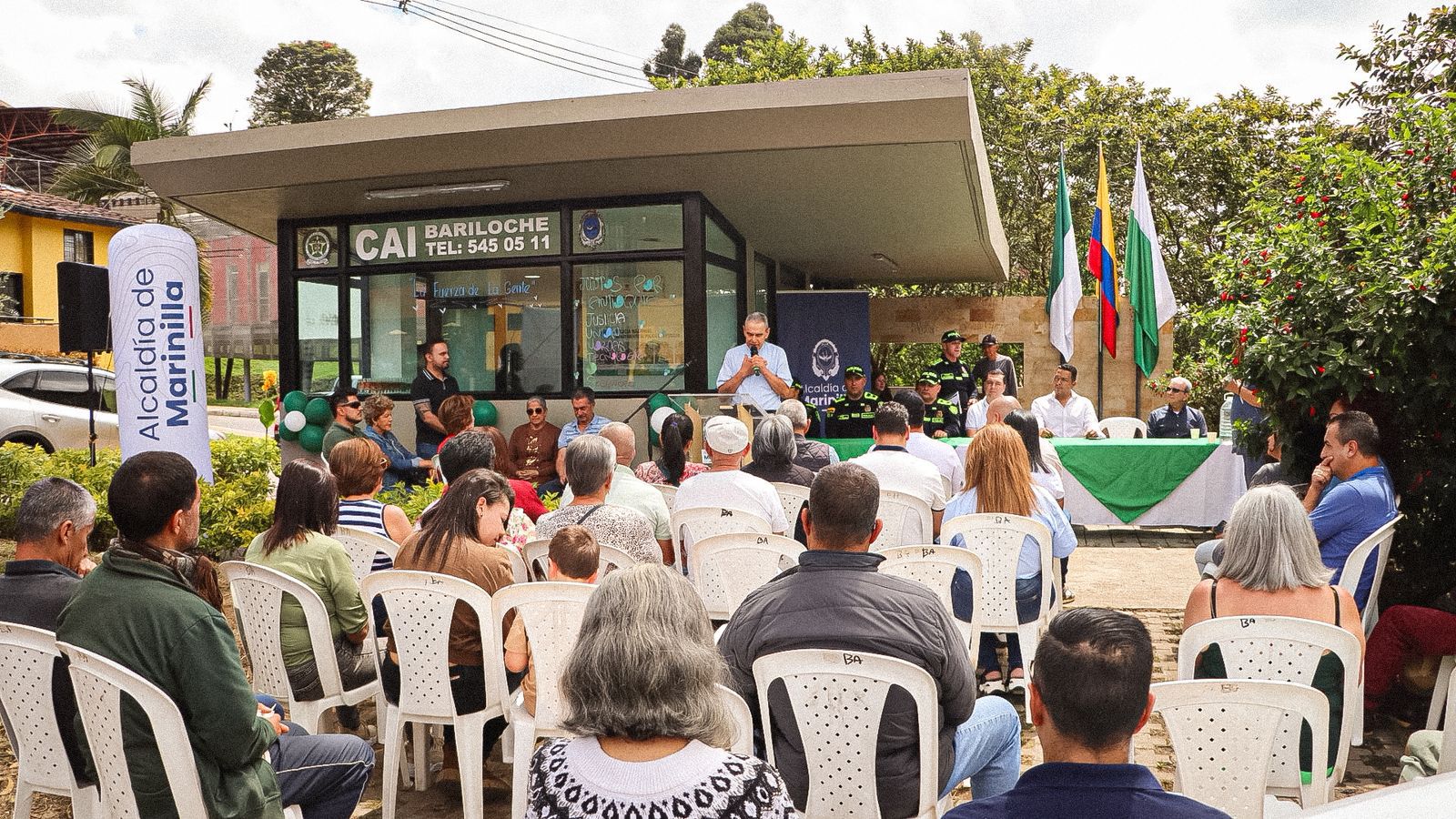 Nuevo CAI Bariloche inicia operaciones en Marinilla con 12 nuevos policías y cobertura en ocho sectores