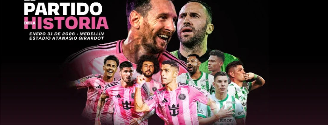 Claro Club habilita 20 % de descuento en boletas para el partido Inter de Miami vs. Atlético Nacional en Medellín