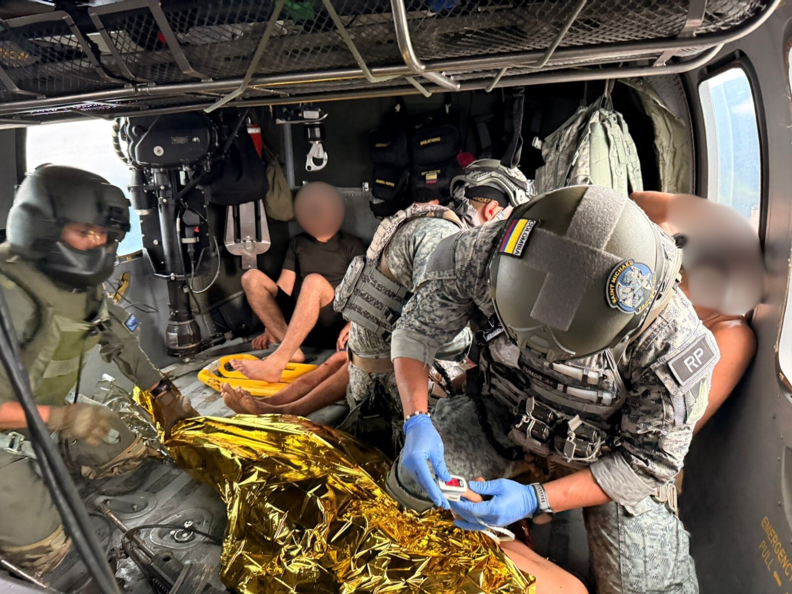 CACOM 5 realizó evacuación aeromédica de 10 soldados heridos tras ataque con explosivos en Chocó