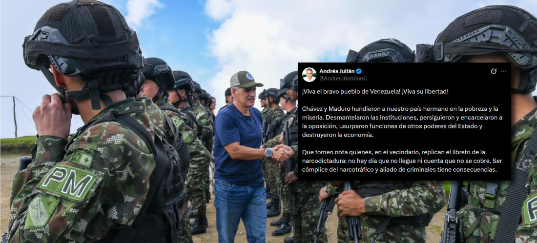 Desde Antioquia, el gobernador Andrés Julián se pronunció sobre el rumbo político de Venezuela