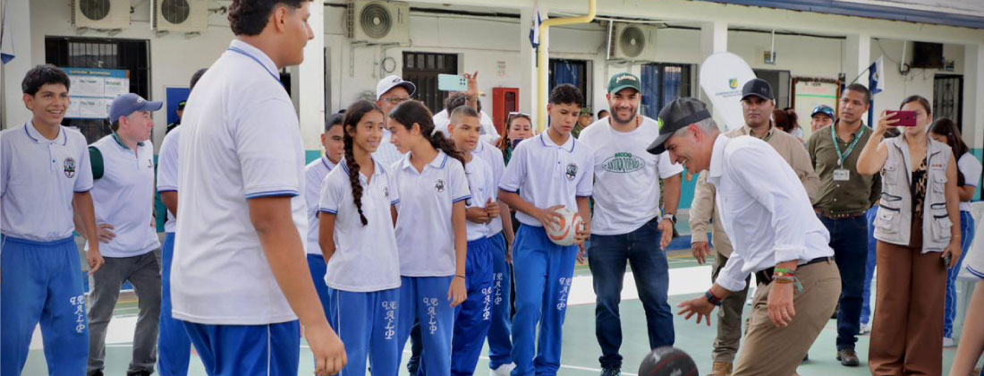 Con recursos de la Tasa de Seguridad, Gobernación de Antioquia puso en servicio los primeros escenarios deportivos