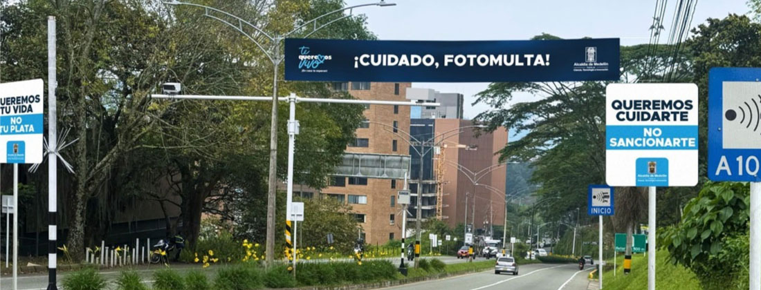 Desde hoy, todas las cámaras de fotodetección en Medellín estarán marcadas y tendrán señalización previa