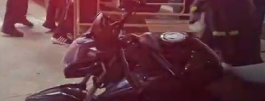 Dos hombres fallecieron tras ser baleados por sujetos en motocicleta en la variante de Caldas