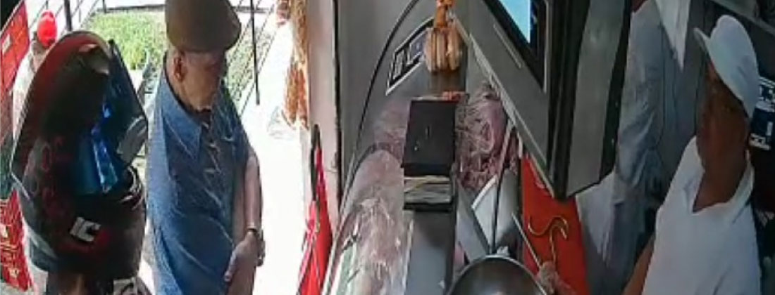 Un hombre fue asesinado mientras atendía en una carnicería en Caldas, su compañero no dejó escapar al homicida