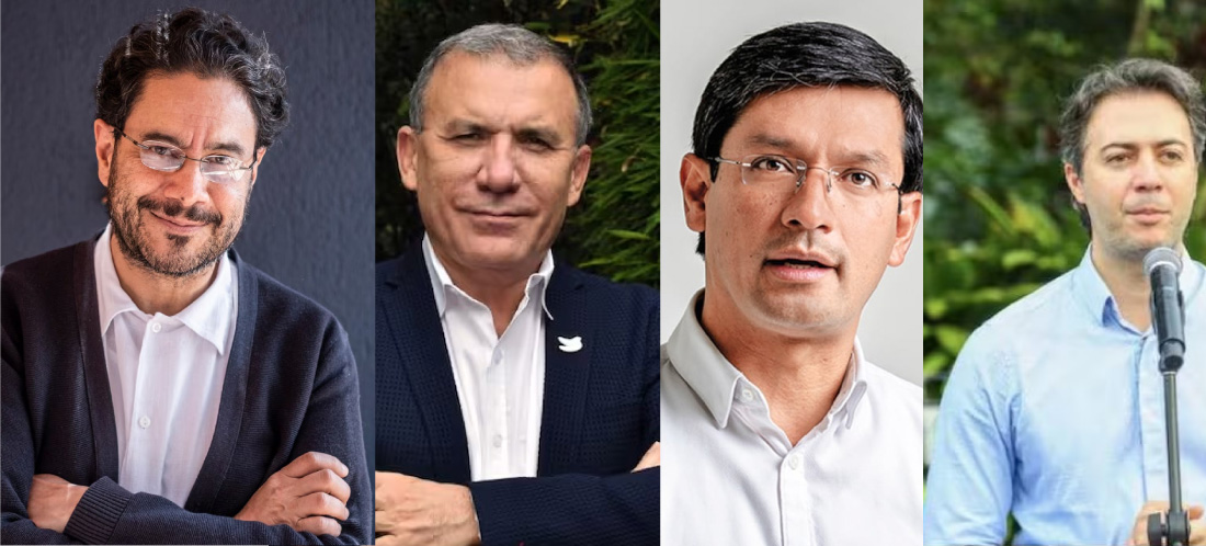 Iván Cepeda, Roy Barreras, Camilo Romero y Daniel Quintero se inscribieron para la consulta del “Frente por la Vida”