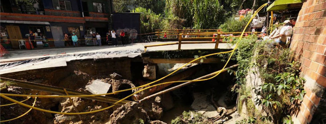 ¡Atención! Anuncian posible fecha para reapertura de la vía en San Antonio de Prado, afectada por derrumbe