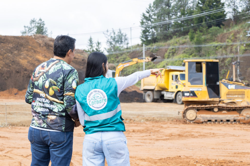 En operativo en la vía Guarne-Aeropuerto, Cornare identificó obras con presuntas irregularidades y afectaciones al medio ambiente