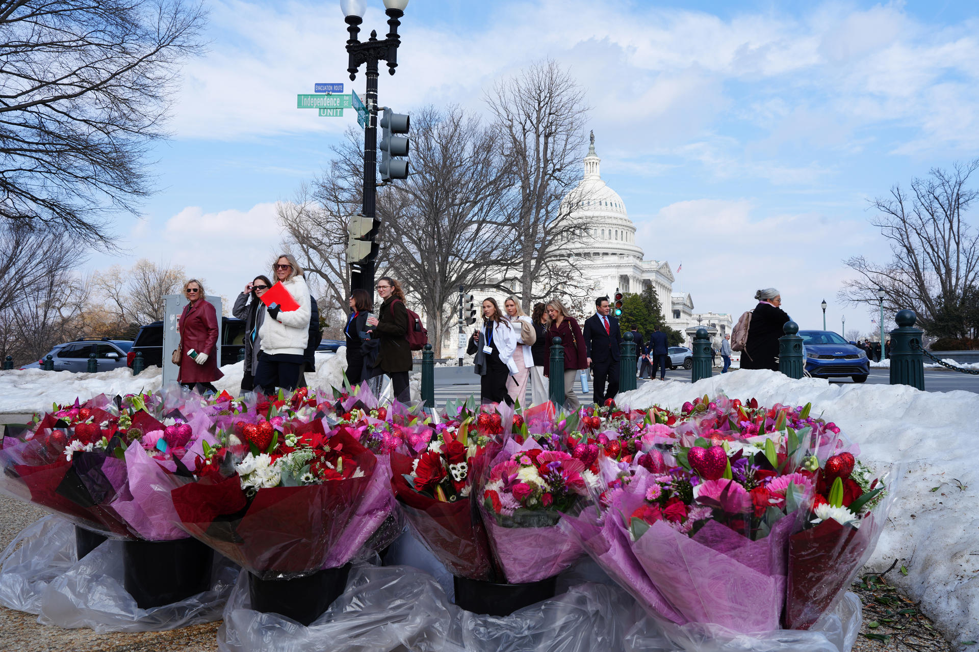 Colombia regala flores por San Valentín en Washington como símbolo de alianza entre países