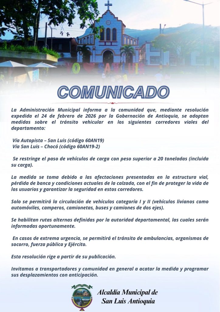 Alcaldia de San Luis Restriccion San Luis El Choco