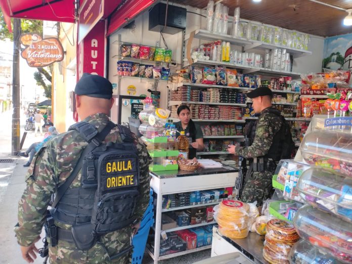 Gaula Oriente realizó jornada de prevención contra la extorsión en San Rafael