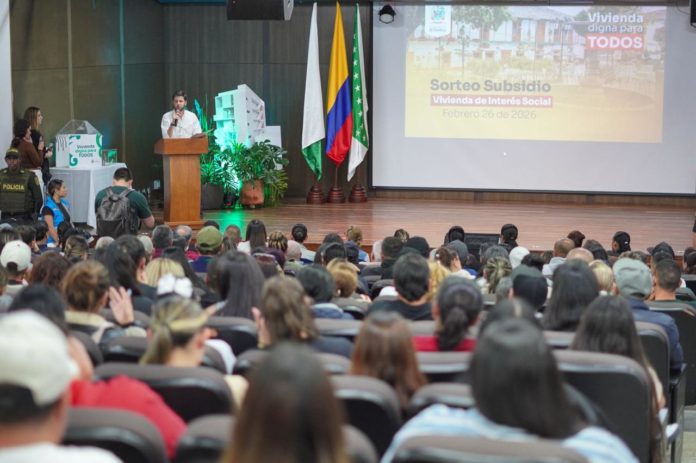 Sorteo público definió a las 250 familias que recibirán subsidio de vivienda en El Retiro