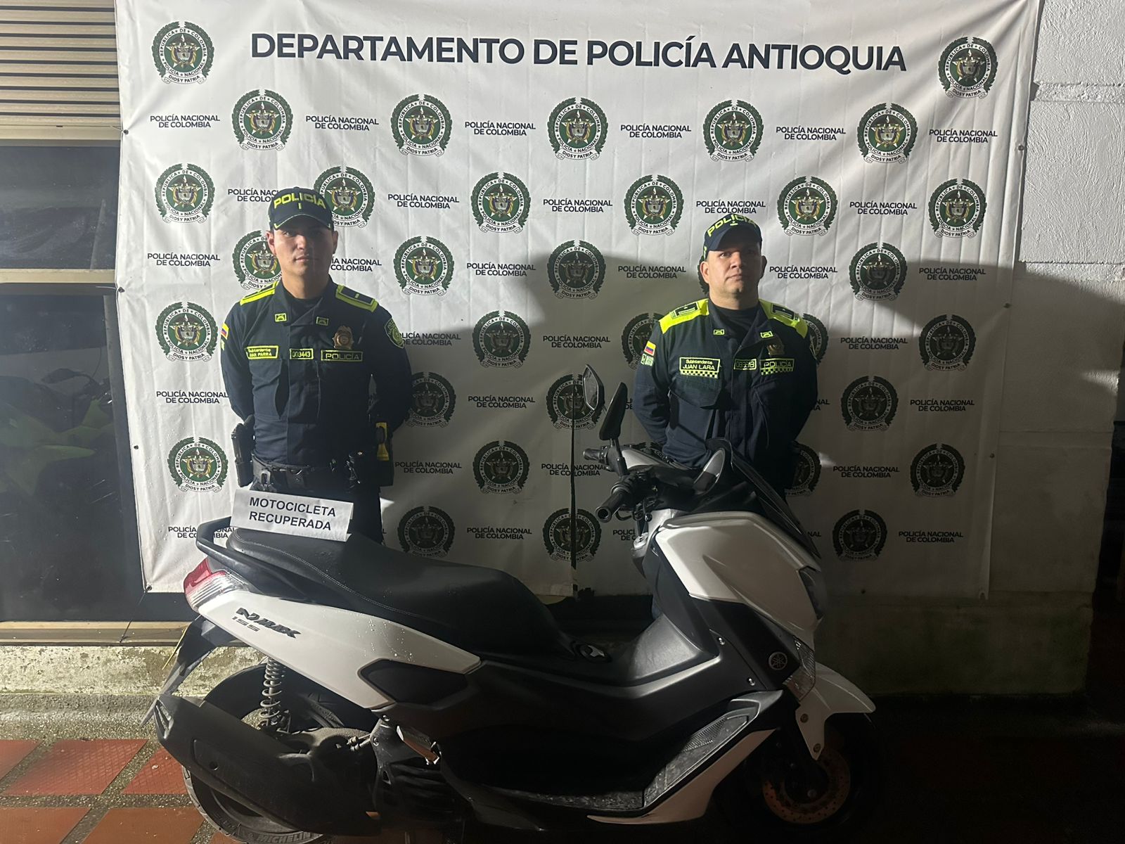 Operativos de seguridad en El Carmen de Viboral dejan dos capturas y un vehículo recuperado