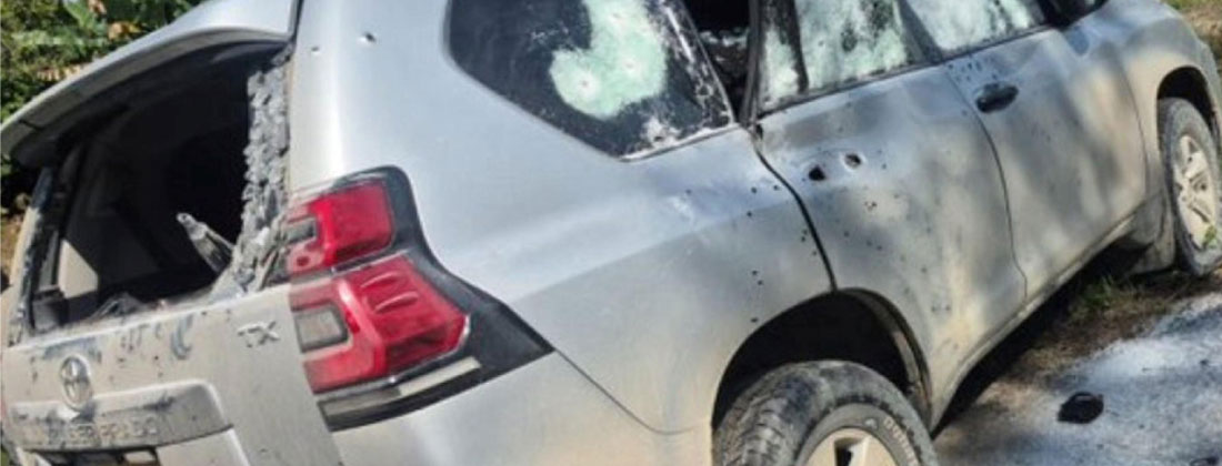 Asesinan a dos escoltas del senador Jairo Castellanos, del partido ASI, en atentado contra su camioneta en Arauca