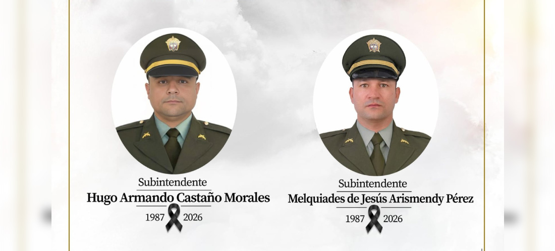Atentado en Anorí deja dos policías muertos durante labores de servicio