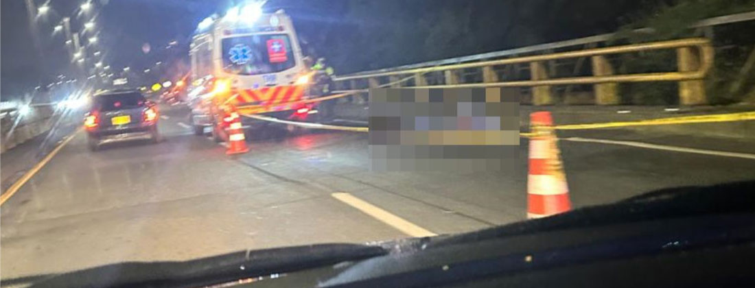 Confirman identidad de la mujer hallada muerta tras un incidente vial en la autopista Medellín-Bogotá