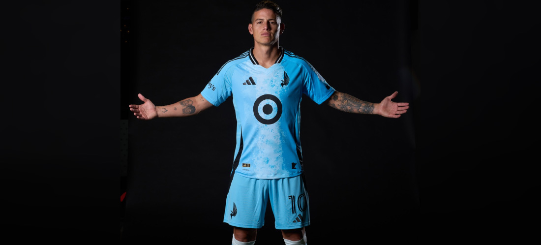 James Rodríguez es presentado oficialmente como jugador del Minnesota United de la MLS