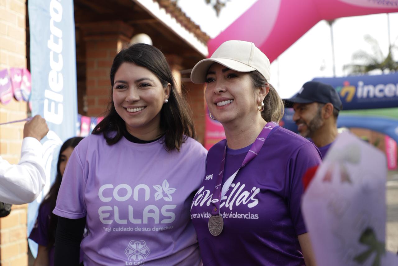 Con la carrera «Con Ellas», La Ceja buscó promover la equidad y el rechazó a la violencia contra la mujer