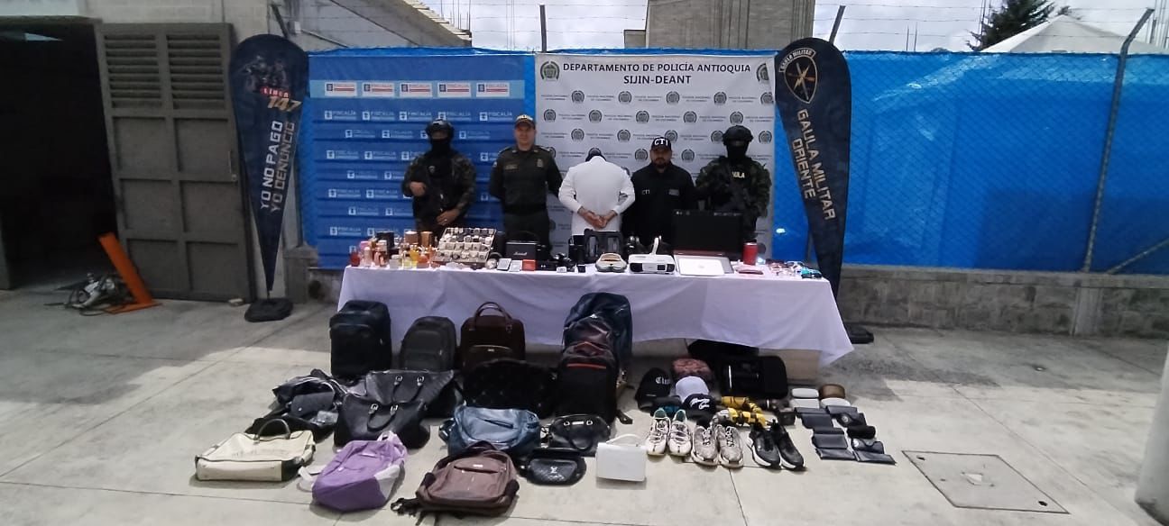 Capturan en Bello a presunto integrante de banda dedicada a robos en fincas del Oriente: habría robado 500 000 dólares en bitcoin en Rionegro